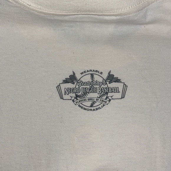 Vintage Negro league baseball Hall of Fame T-shirt signed by Dennis biddle - Picture 6 of 7